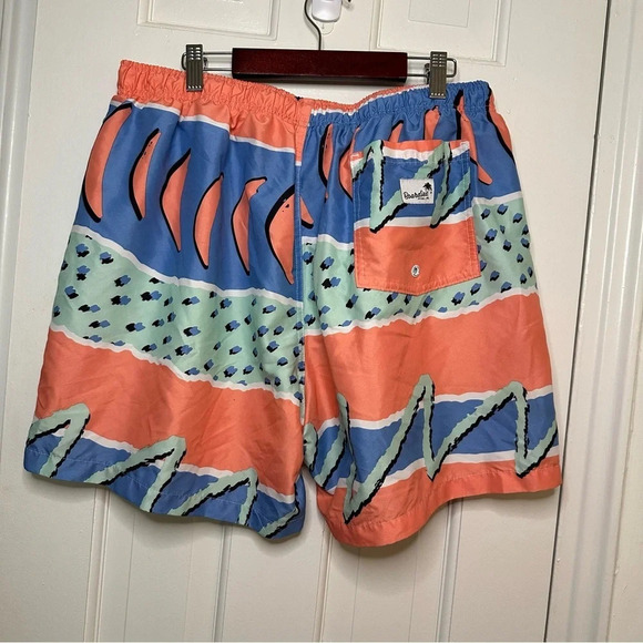 BOARDIES Fresh Prince Geo Pastels Mesh Quick Dry Swim Trunks Board Shorts XL - Picture 5 of 6